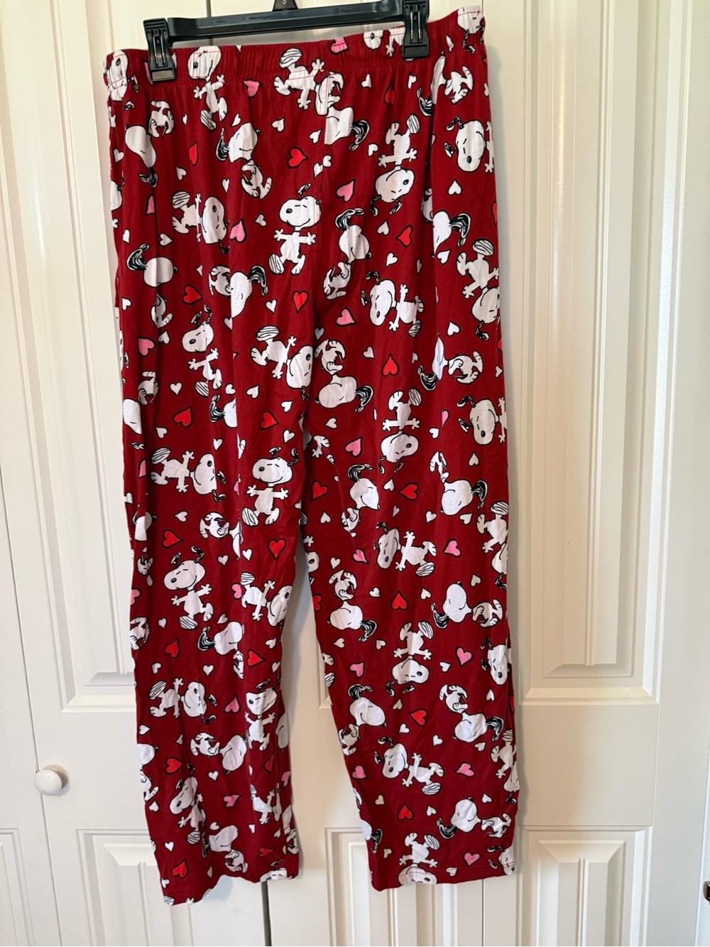 Men’s Red Snoopy Print Pajama Pants - Peanuts - Picture 5 of 6